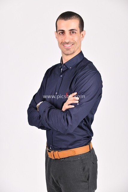 Confident Businessman Professional Image & Style of Successful Workplace Elite